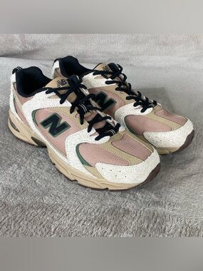New Balance 530 Linen Insense Suede Womens 9 Mens 7.5 Running Shoes MR530SND NEW